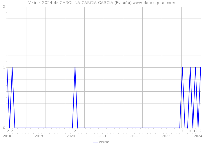 Visitas 2024 de CAROLINA GARCIA GARCIA (España) 
