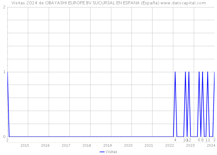 Visitas 2024 de OBAYASHI EUROPE BV SUCURSAL EN ESPANA (España) 