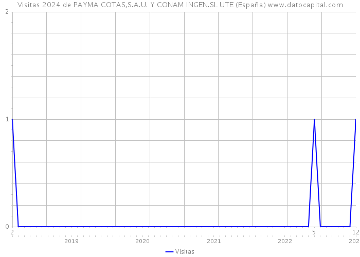 Visitas 2024 de PAYMA COTAS,S.A.U. Y CONAM INGEN.SL UTE (España) 