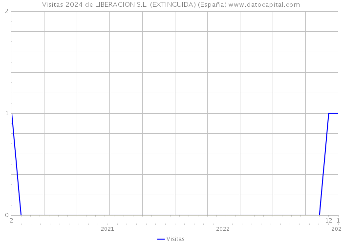 Visitas 2024 de LIBERACION S.L. (EXTINGUIDA) (España) 