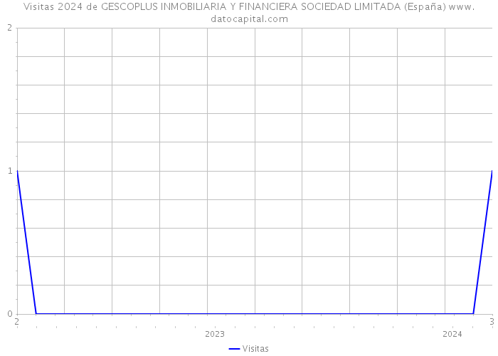 Visitas 2024 de GESCOPLUS INMOBILIARIA Y FINANCIERA SOCIEDAD LIMITADA (España) 