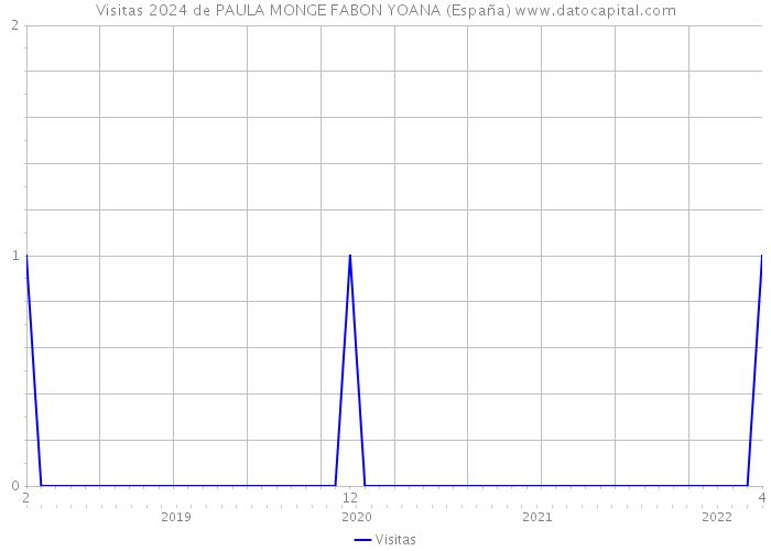 Visitas 2024 de PAULA MONGE FABON YOANA (España) 