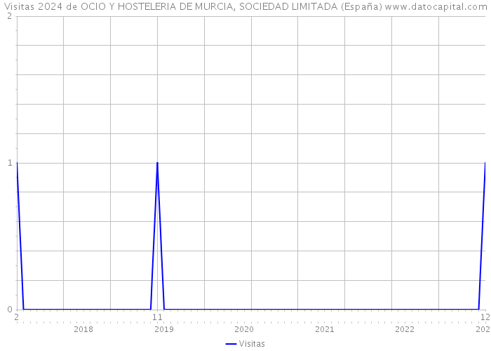 Visitas 2024 de OCIO Y HOSTELERIA DE MURCIA, SOCIEDAD LIMITADA (España) 