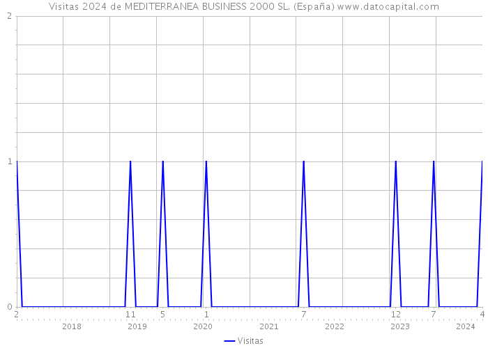 Visitas 2024 de MEDITERRANEA BUSINESS 2000 SL. (España) 