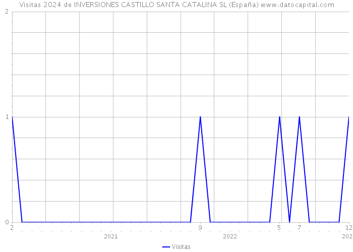 Visitas 2024 de INVERSIONES CASTILLO SANTA CATALINA SL (España) 