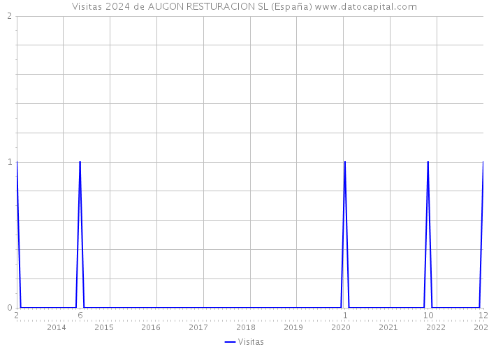 Visitas 2024 de AUGON RESTURACION SL (España) 