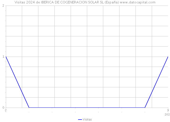 Visitas 2024 de IBERICA DE COGENERACION SOLAR SL (España) 