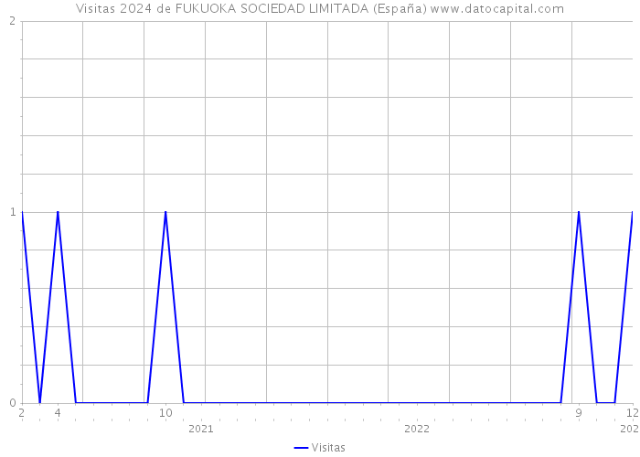 Visitas 2024 de FUKUOKA SOCIEDAD LIMITADA (España) 