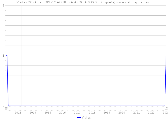 Visitas 2024 de LOPEZ Y AGUILERA ASOCIADOS S.L. (España) 