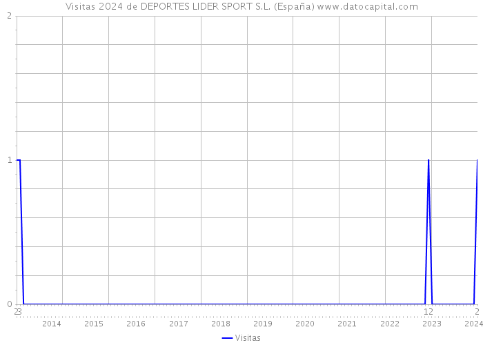 Visitas 2024 de DEPORTES LIDER SPORT S.L. (España) 