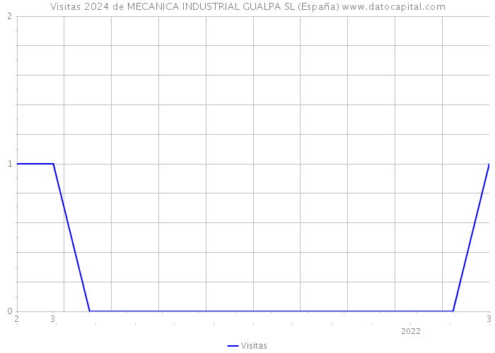 Visitas 2024 de MECANICA INDUSTRIAL GUALPA SL (España) 