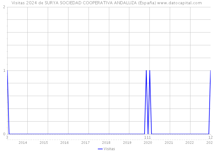 Visitas 2024 de SURYA SOCIEDAD COOPERATIVA ANDALUZA (España) 