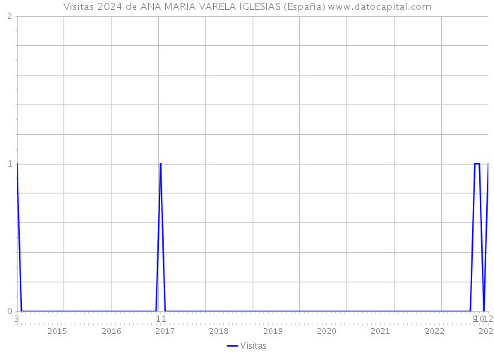 Visitas 2024 de ANA MARIA VARELA IGLESIAS (España) 