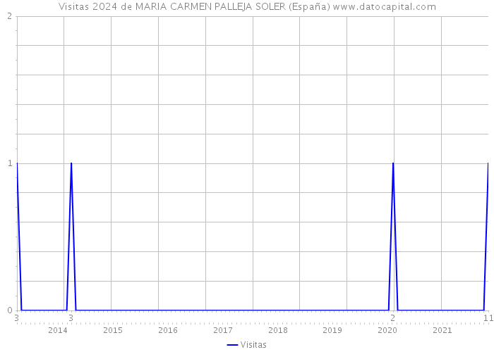 Visitas 2024 de MARIA CARMEN PALLEJA SOLER (España) 