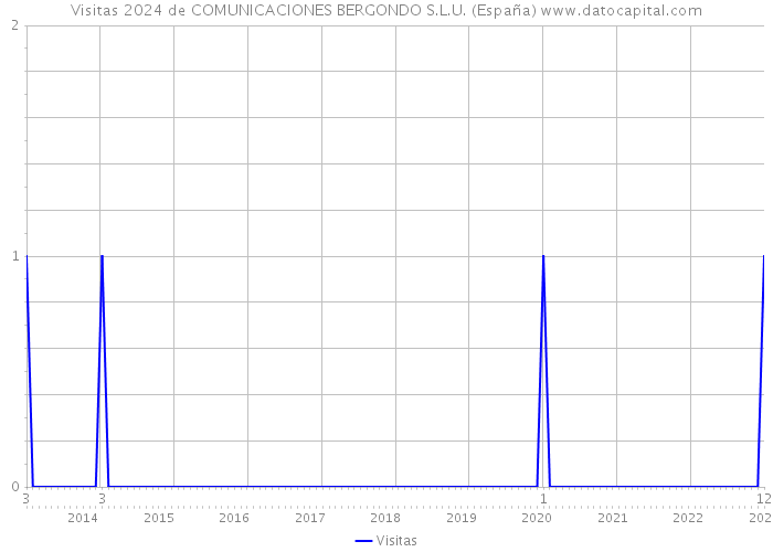 Visitas 2024 de COMUNICACIONES BERGONDO S.L.U. (España) 