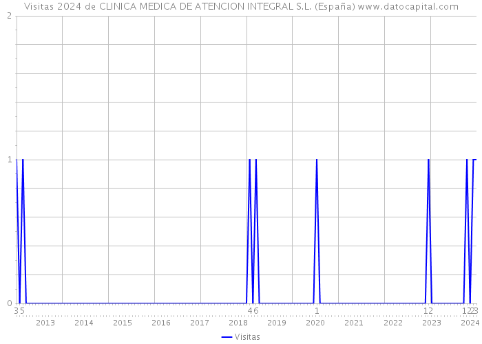 Visitas 2024 de CLINICA MEDICA DE ATENCION INTEGRAL S.L. (España) 