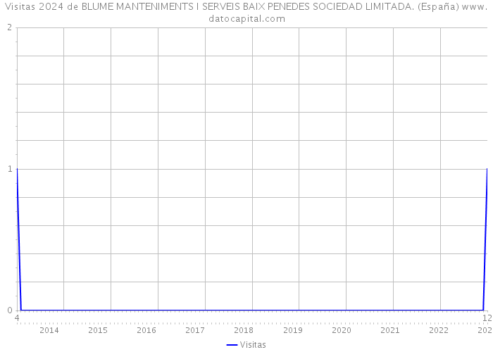 Visitas 2024 de BLUME MANTENIMENTS I SERVEIS BAIX PENEDES SOCIEDAD LIMITADA. (España) 