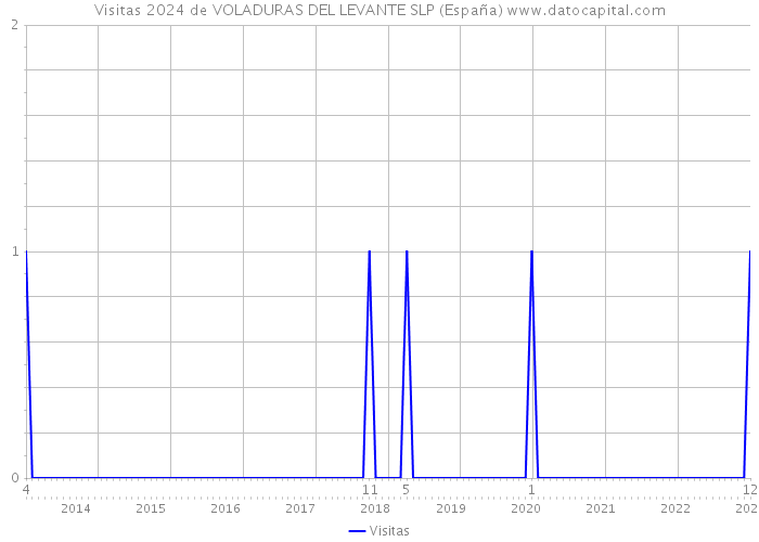 Visitas 2024 de VOLADURAS DEL LEVANTE SLP (España) 