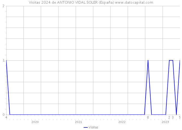 Visitas 2024 de ANTONIO VIDAL SOLER (España) 