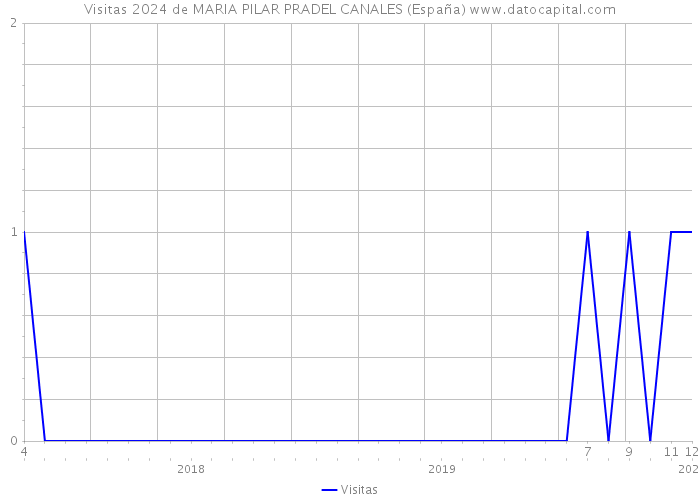 Visitas 2024 de MARIA PILAR PRADEL CANALES (España) 