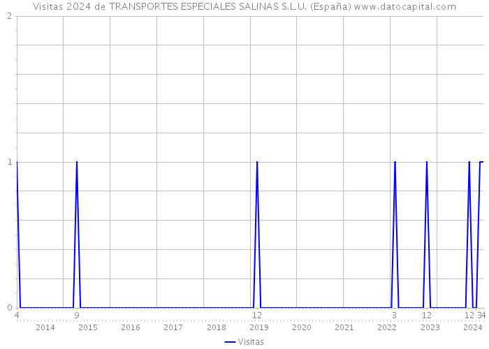 Visitas 2024 de TRANSPORTES ESPECIALES SALINAS S.L.U. (España) 