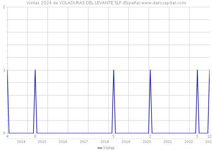 Visitas 2024 de VOLADURAS DEL LEVANTE SLP (España) 