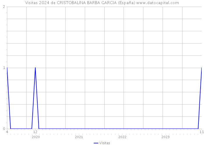 Visitas 2024 de CRISTOBALINA BARBA GARCIA (España) 