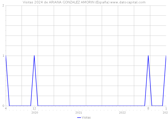 Visitas 2024 de ARIANA GONZALEZ AMORIN (España) 
