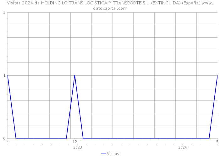 Visitas 2024 de HOLDING LO TRANS LOGISTICA Y TRANSPORTE S.L. (EXTINGUIDA) (España) 