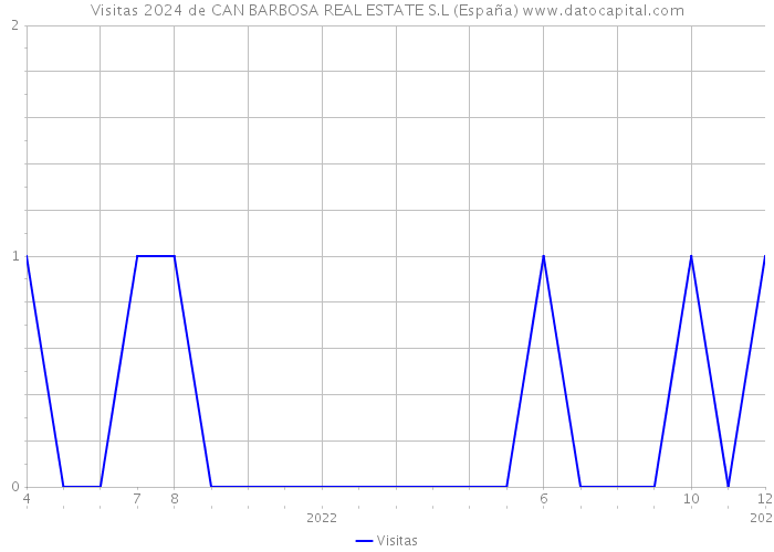 Visitas 2024 de CAN BARBOSA REAL ESTATE S.L (España) 