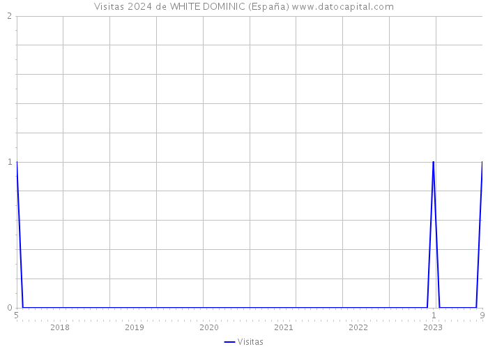 Visitas 2024 de WHITE DOMINIC (España) 