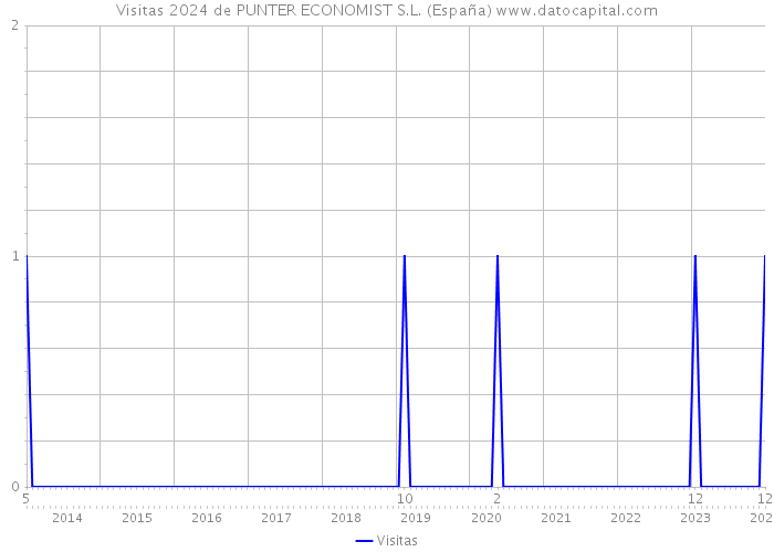 Visitas 2024 de PUNTER ECONOMIST S.L. (España) 