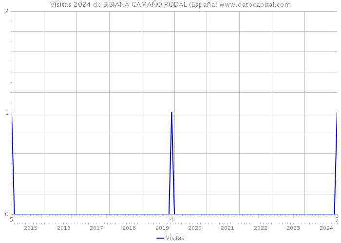 Visitas 2024 de BIBIANA CAMAÑO RODAL (España) 