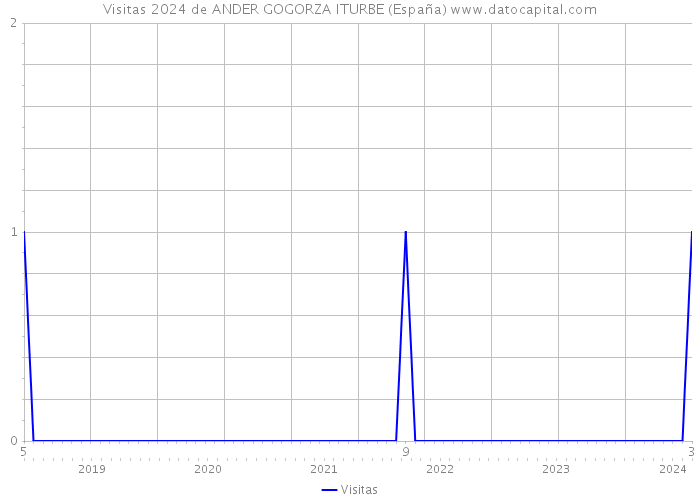 Visitas 2024 de ANDER GOGORZA ITURBE (España) 