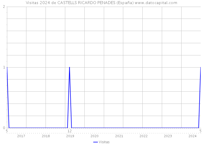 Visitas 2024 de CASTELLS RICARDO PENADES (España) 