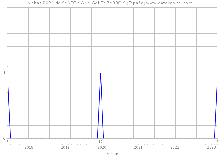 Visitas 2024 de SANDRA ANA GALEY BARROIS (España) 