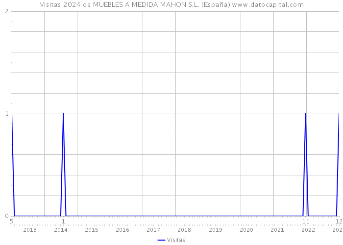 Visitas 2024 de MUEBLES A MEDIDA MAHON S.L. (España) 