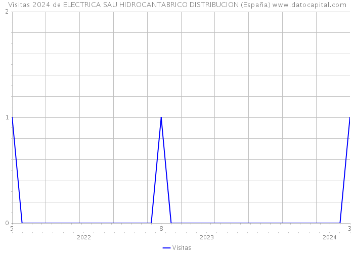 Visitas 2024 de ELECTRICA SAU HIDROCANTABRICO DISTRIBUCION (España) 