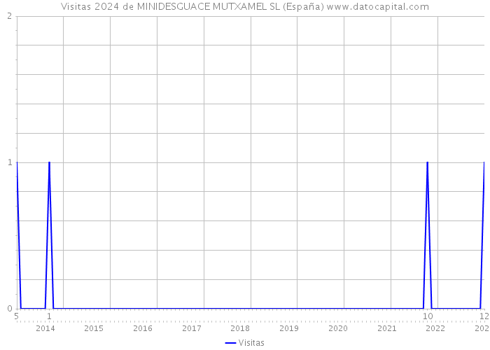 Visitas 2024 de MINIDESGUACE MUTXAMEL SL (España) 