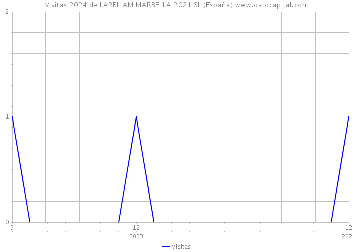 Visitas 2024 de LARBILAM MARBELLA 2021 SL (España) 