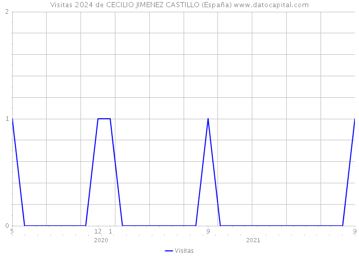 Visitas 2024 de CECILIO JIMENEZ CASTILLO (España) 