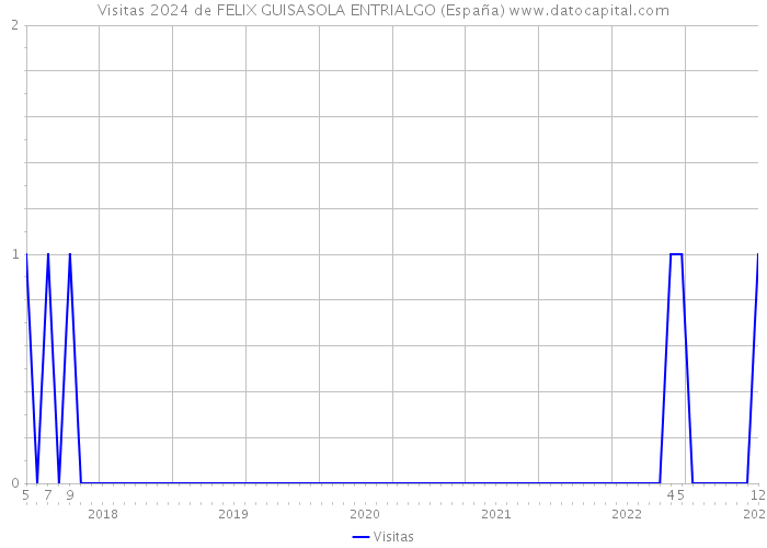 Visitas 2024 de FELIX GUISASOLA ENTRIALGO (España) 
