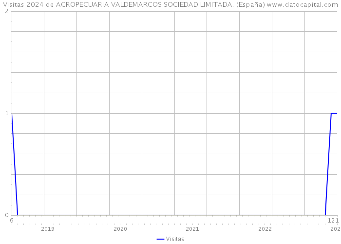 Visitas 2024 de AGROPECUARIA VALDEMARCOS SOCIEDAD LIMITADA. (España) 