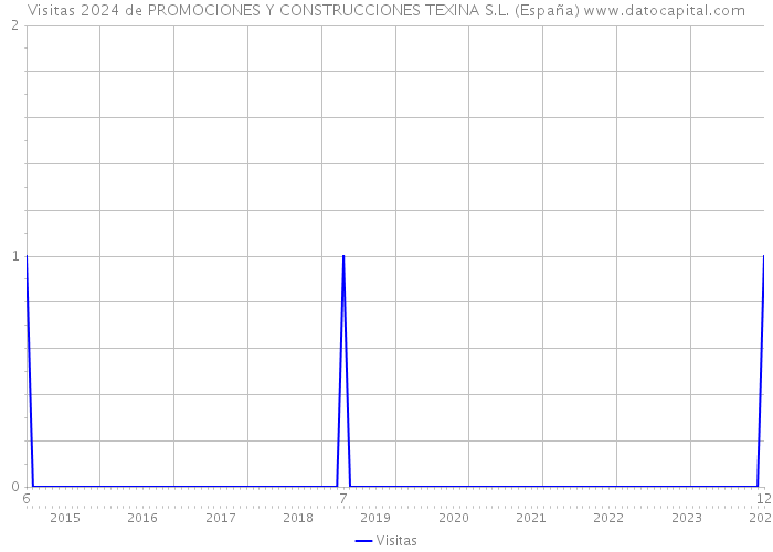 Visitas 2024 de PROMOCIONES Y CONSTRUCCIONES TEXINA S.L. (España) 