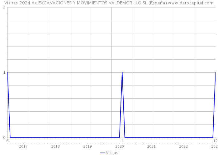 Visitas 2024 de EXCAVACIONES Y MOVIMIENTOS VALDEMORILLO SL (España) 