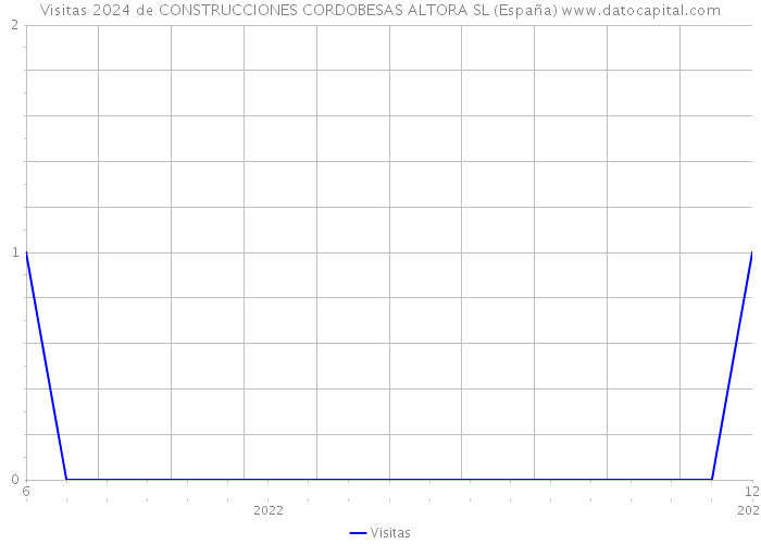 Visitas 2024 de CONSTRUCCIONES CORDOBESAS ALTORA SL (España) 