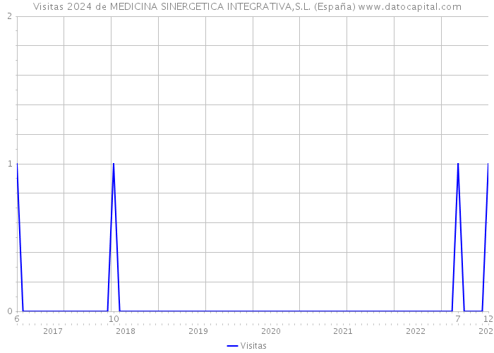 Visitas 2024 de MEDICINA SINERGETICA INTEGRATIVA,S.L. (España) 