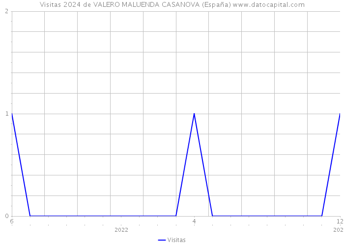Visitas 2024 de VALERO MALUENDA CASANOVA (España) 
