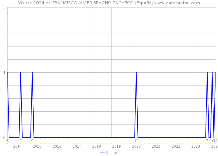 Visitas 2024 de FRANCISCO JAVIER BRACHO PACHECO (España) 