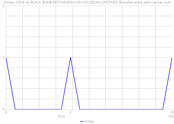 Visitas 2024 de BLACK BONE RESTARURACION SOCIEDAD LIMITADA (España) 